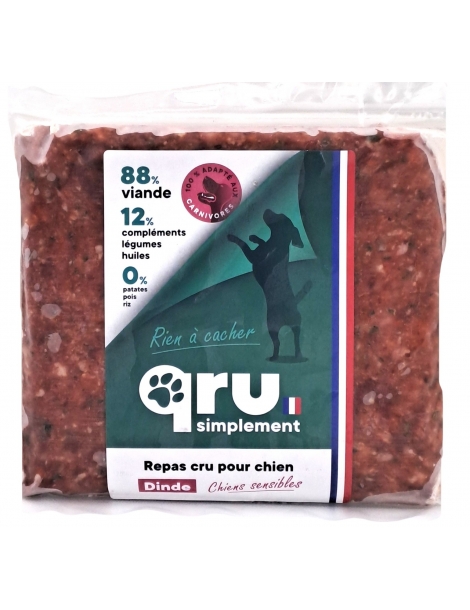 BARF QRU Dinde 450gr