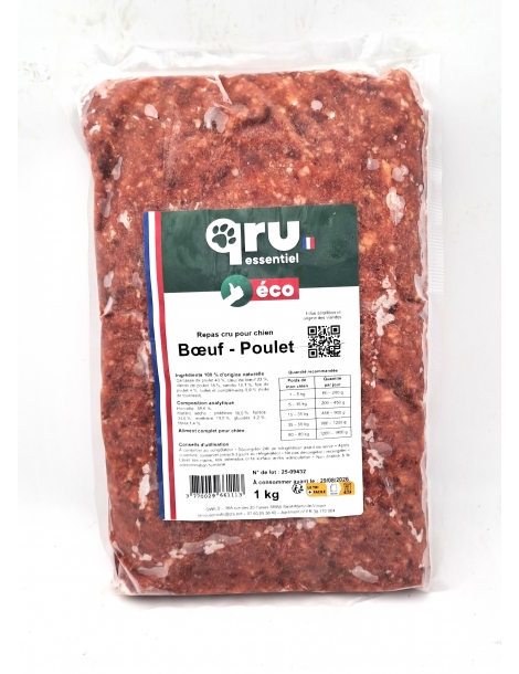 BARF Poulet / Boeuf 900g