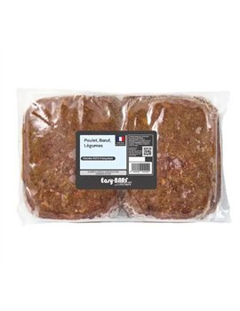 BARF Poulet, bœuf, abats & légumes 12kg