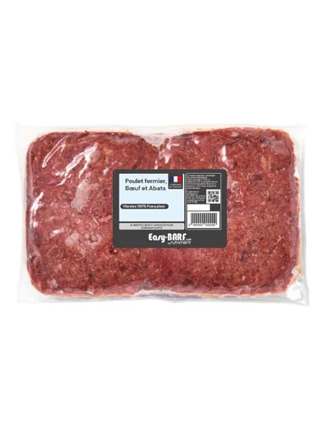 RAW Poulet/Boeuf/Abats 2kg