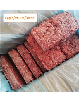 RAW Lapin/Poulet/Dinde 4kg