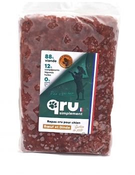 BARF Bœuf/Dinde 900g