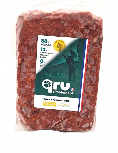 BARF QRU Poulet 900gr