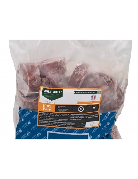 WD Porc cubes 1kg (chats)